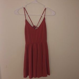 flowy pink beachy dress